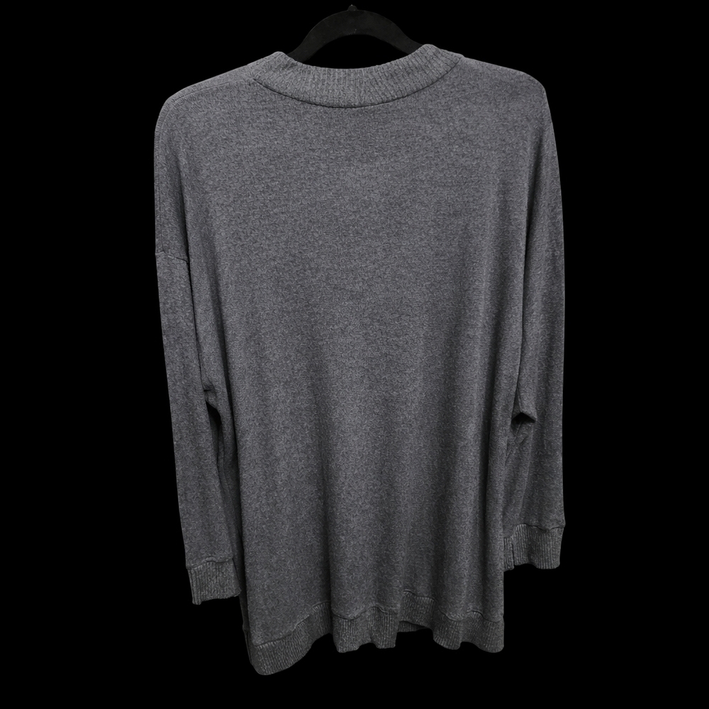 Soft Minimalist Slouchy Knit Sweater | New Directions | 1X - Picture 4 of 4